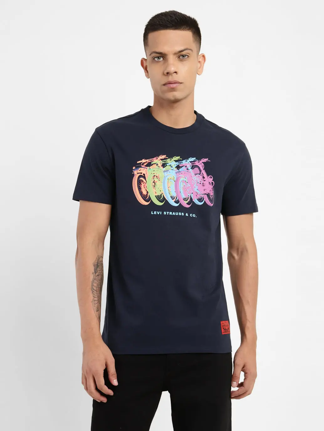 Men's Graphic Print Crew Neck T-Shirt 1