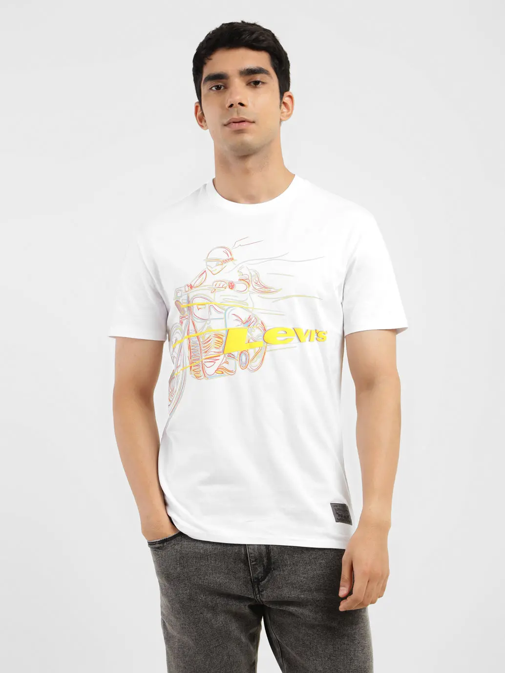 Men's Graphic Print Slim Fit T-Shirt 1