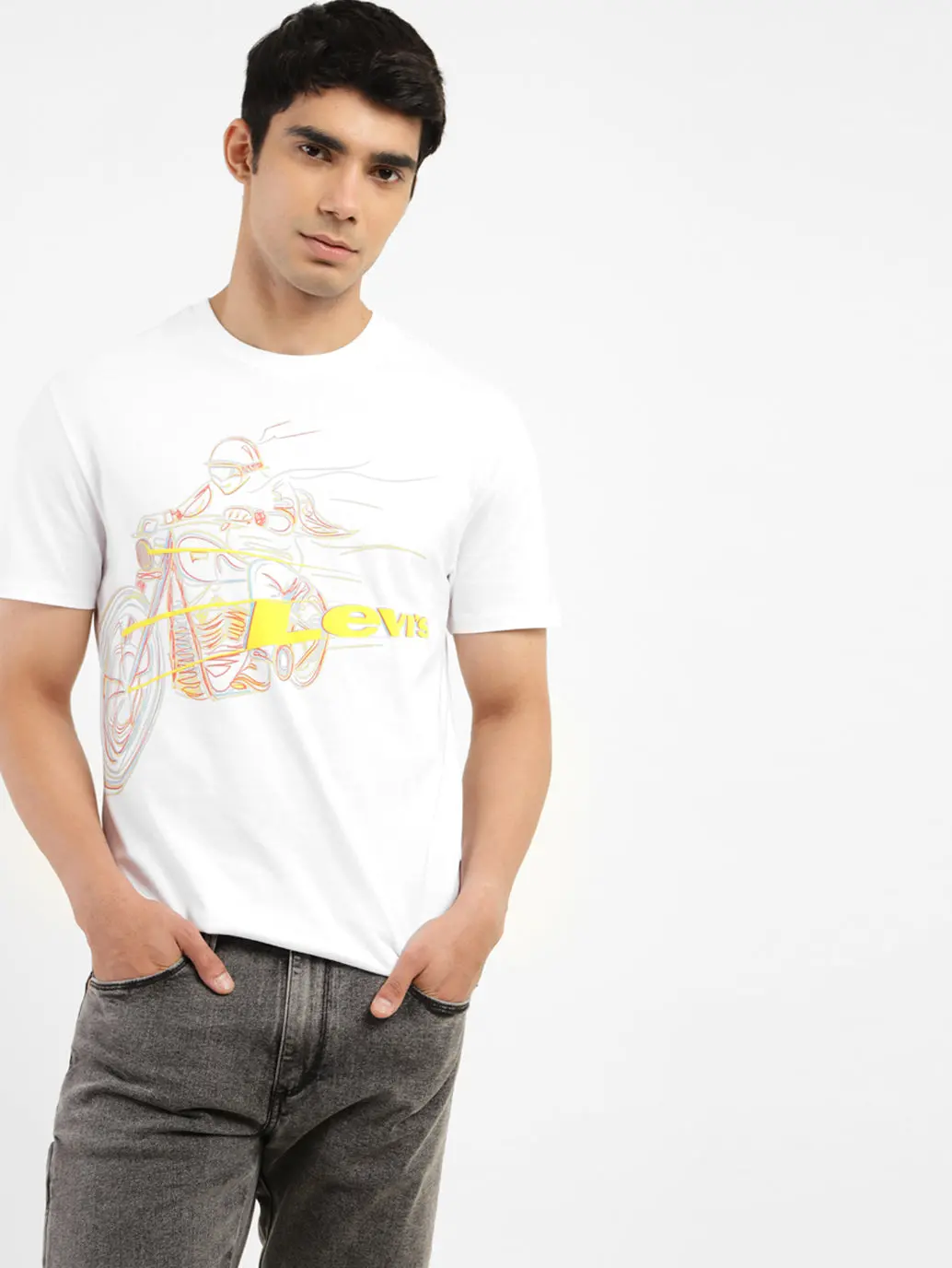 Men's Graphic Print Slim Fit T-Shirt 2