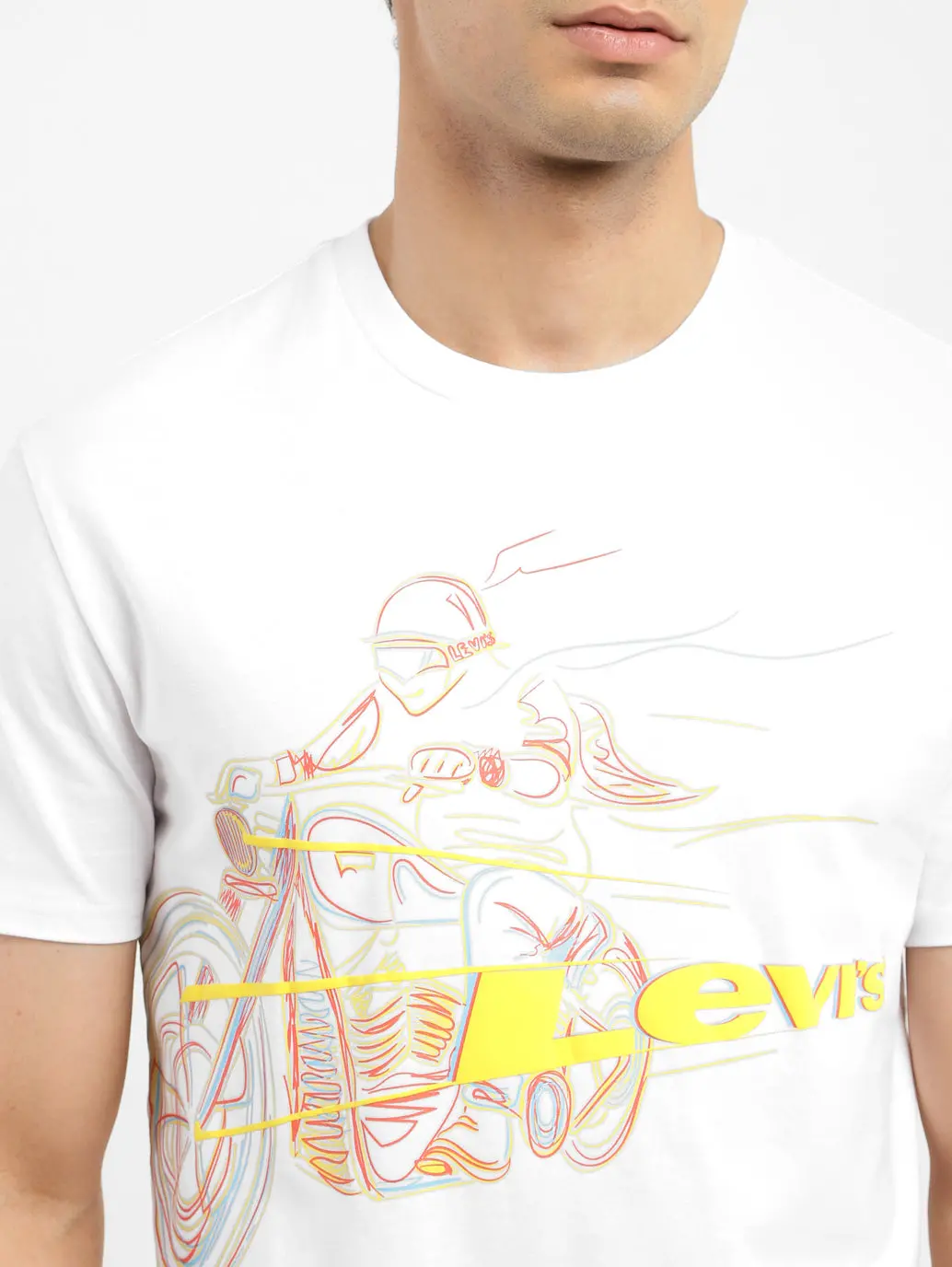 Men's Graphic Print Slim Fit T-Shirt 5