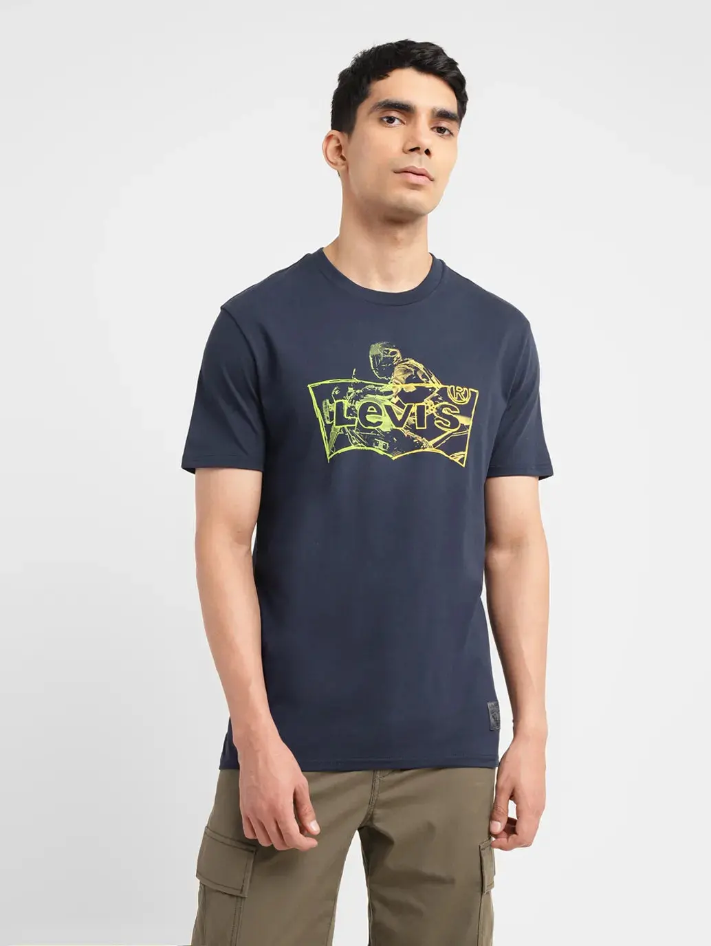 Men's Brand Logo Slim Fit T-Shirt 1