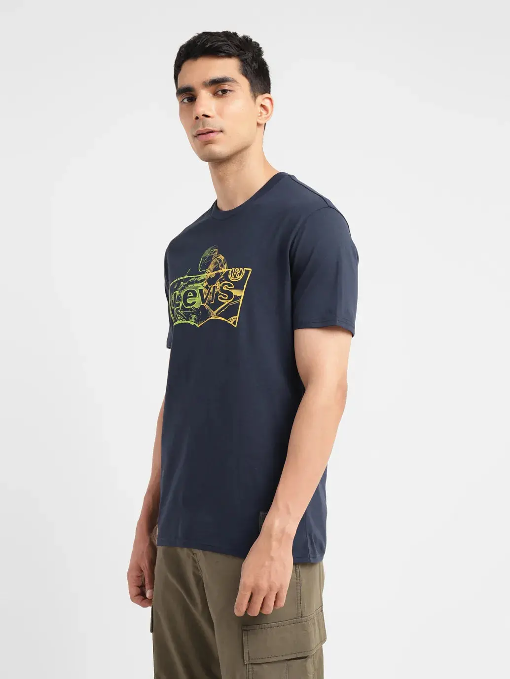 Men's Brand Logo Slim Fit T-Shirt 4