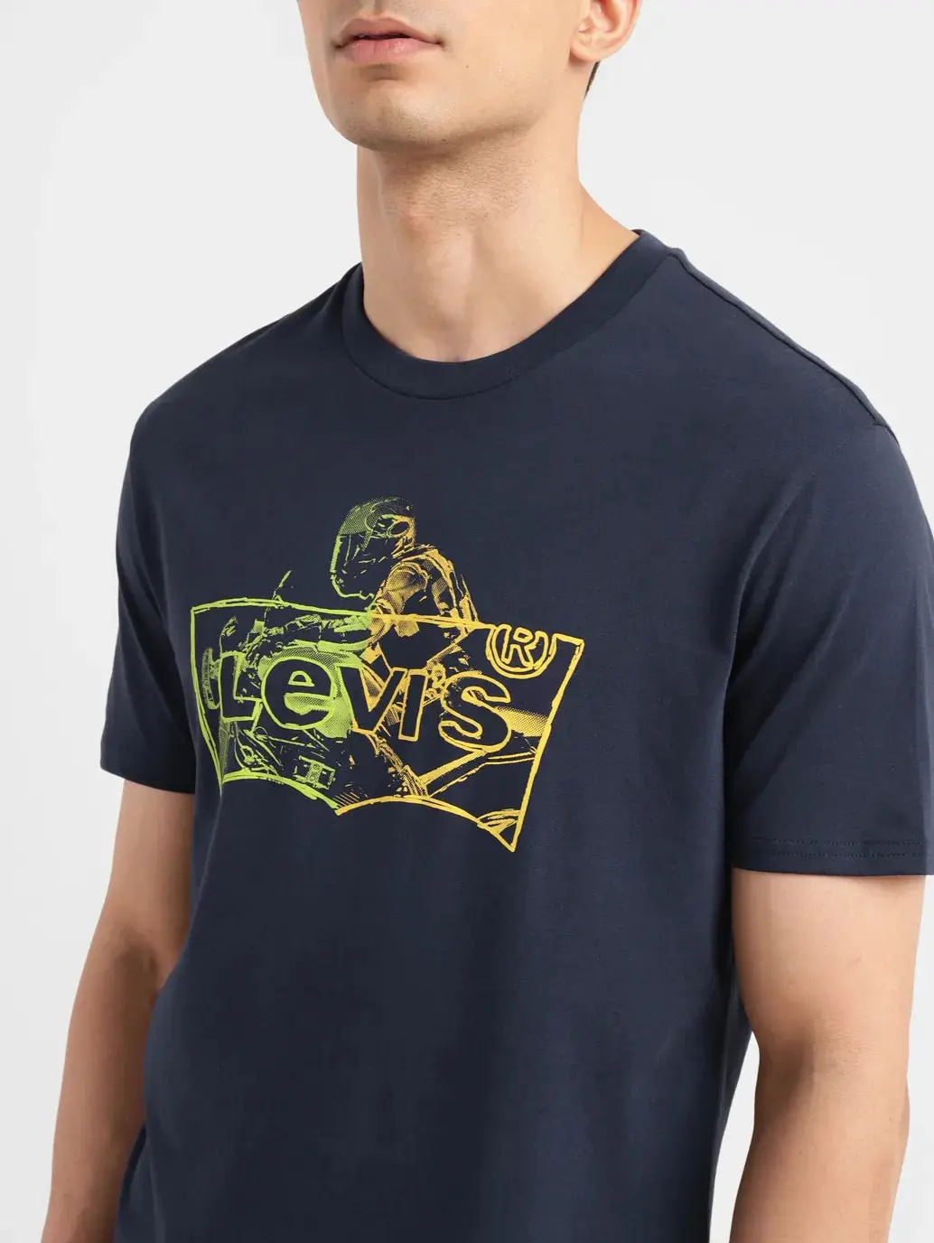 Men's Brand Logo Slim Fit T-Shirt 5