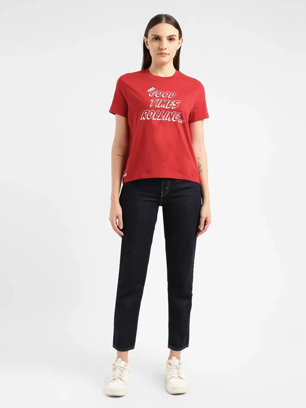 Women's Graphic Crew Neck T-Shirt 1