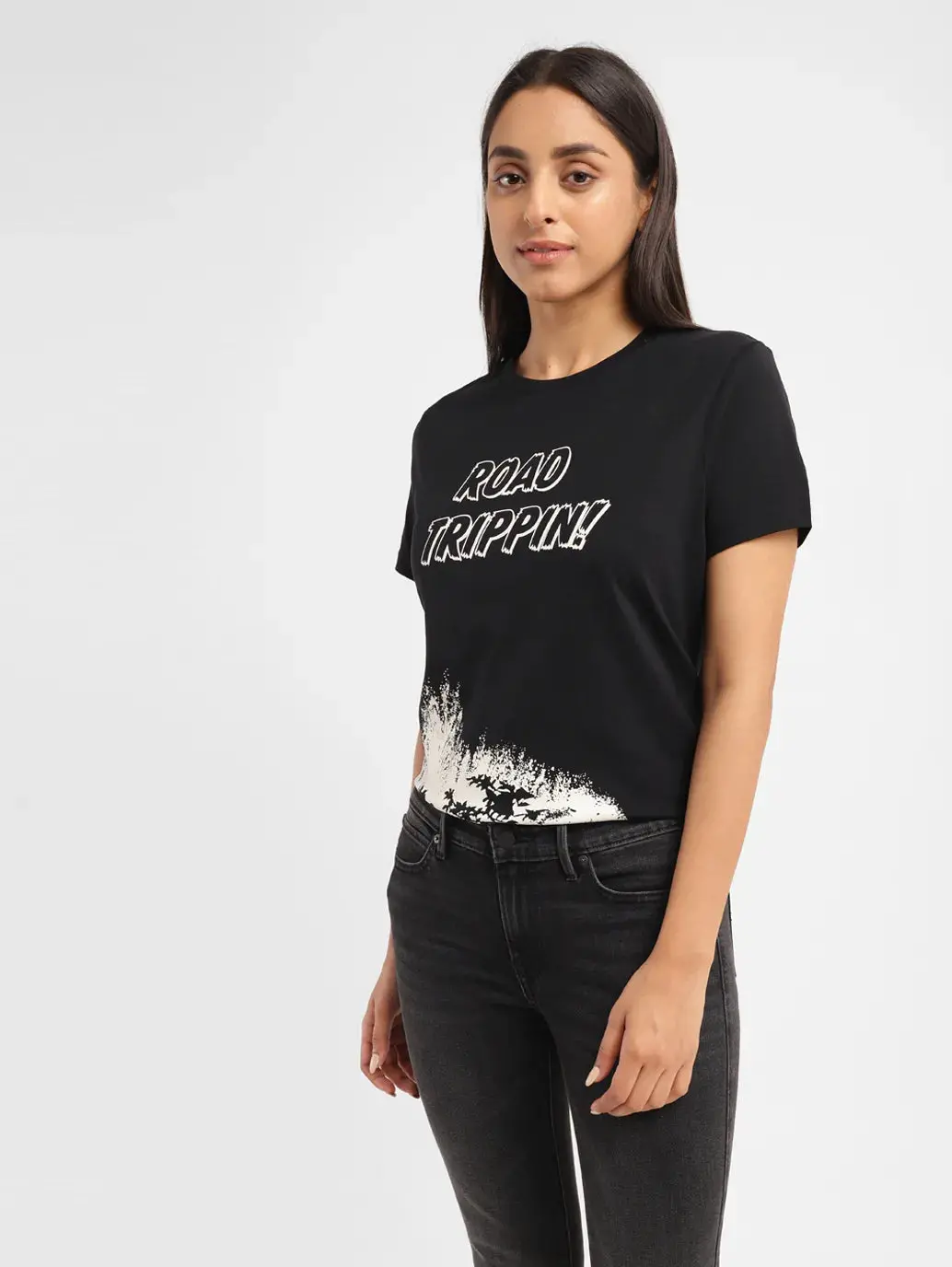 Women's Graphic Crew Neck T-Shirt 1