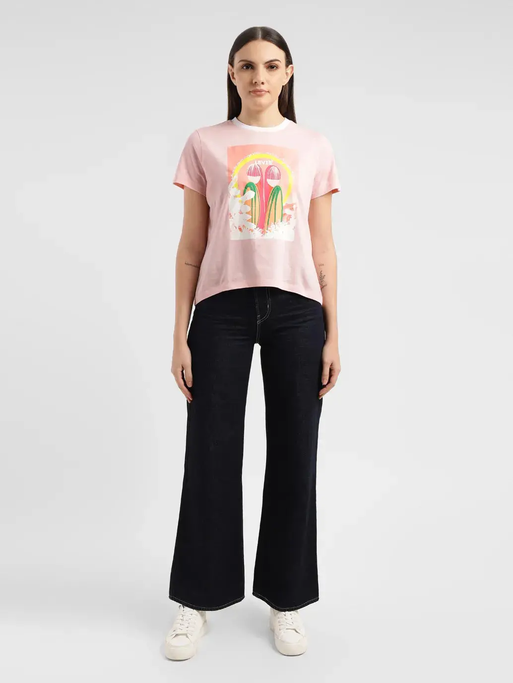 Women's Graphic Crew Neck T-Shirt 1