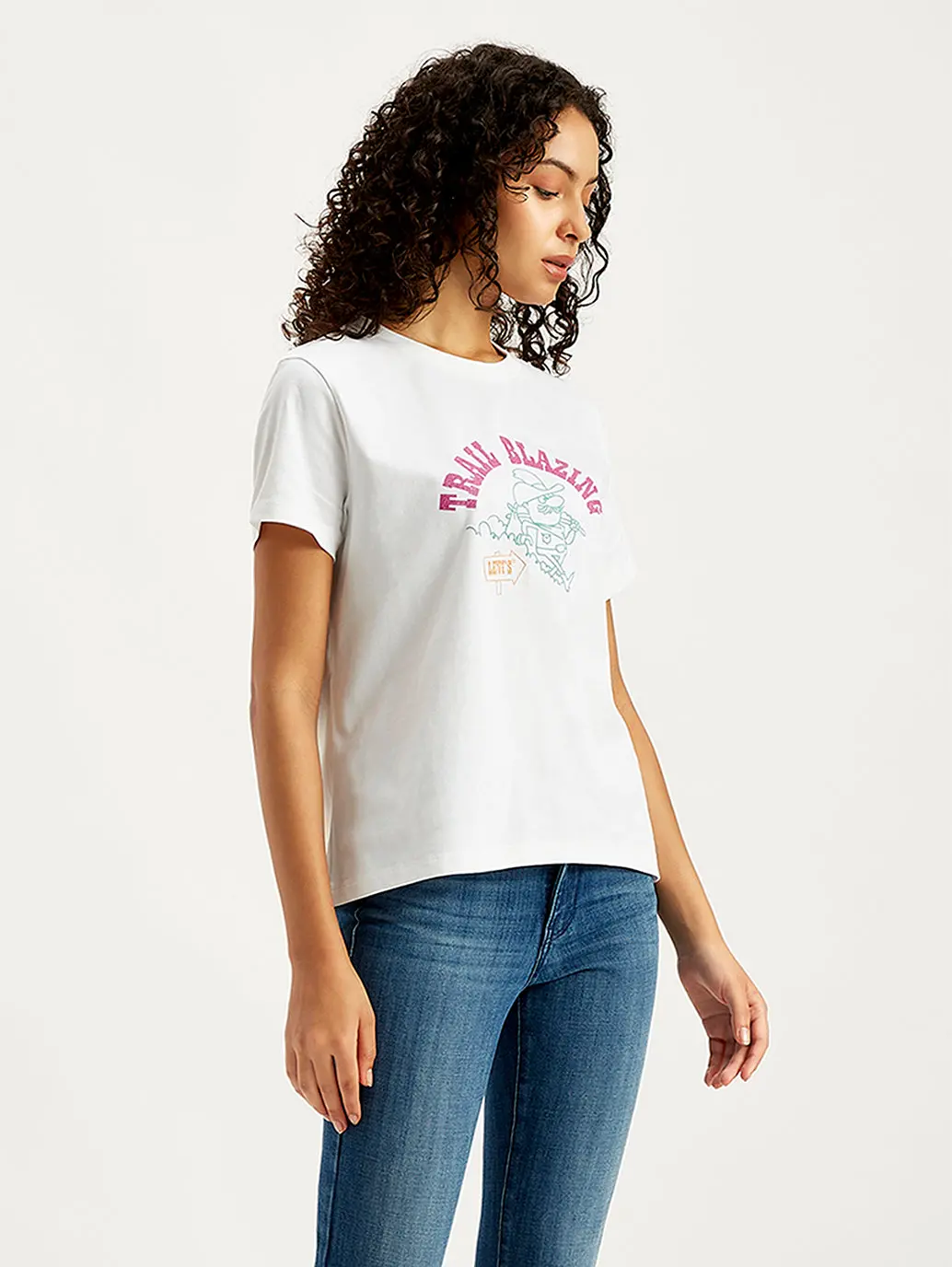Women's Graphic Print Regular Fit T-Shirt 1