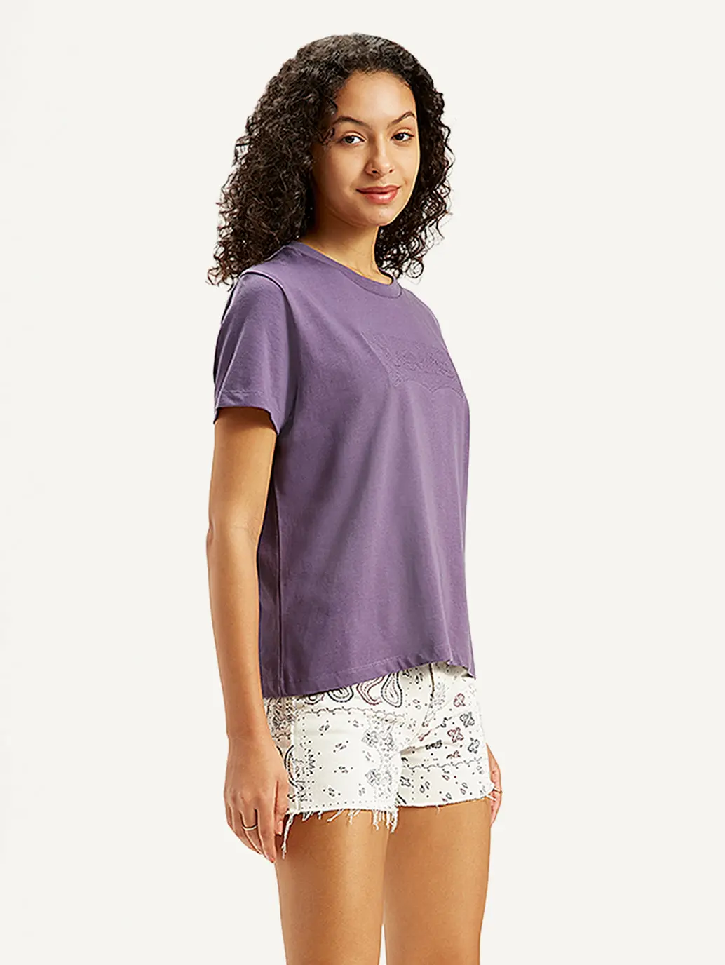 Women's Brand Logo Regular Fit T-Shirt 1
