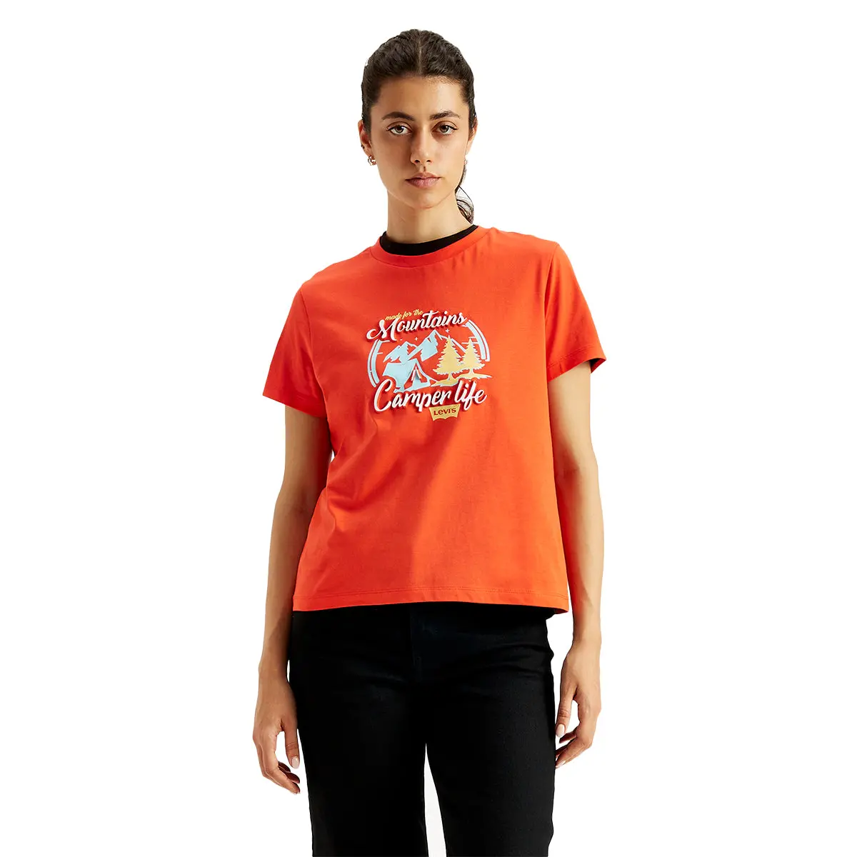 Women's Graphic Print Regular Fit T-Shirt 1