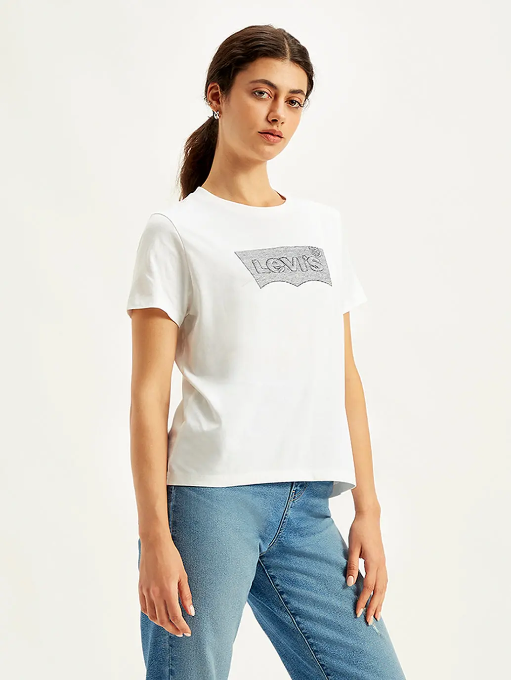 Women's Brand Logo Regular Fit T-Shirt 1