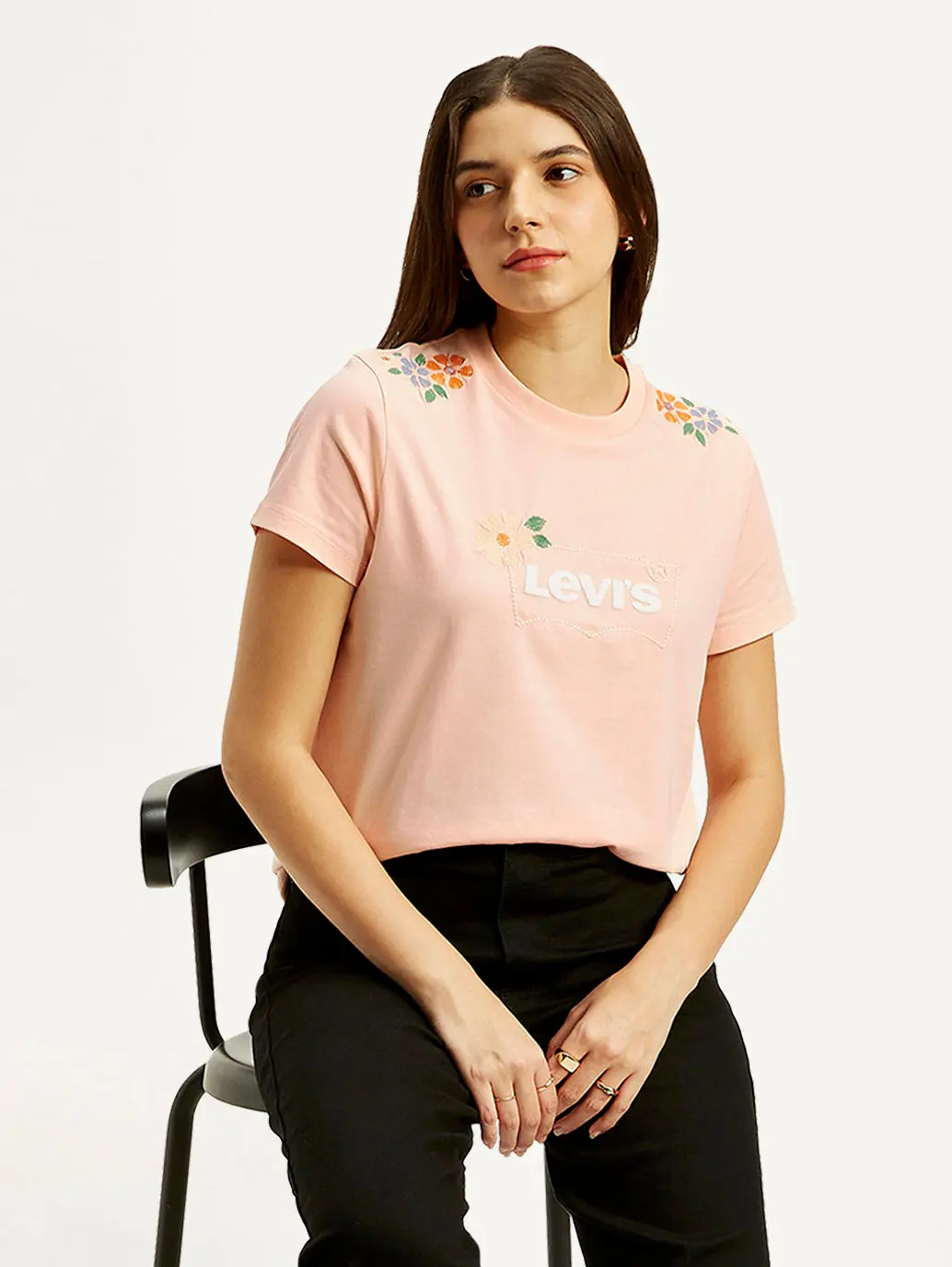 Women's Graphic Print Crew Neck T-Shirt 1