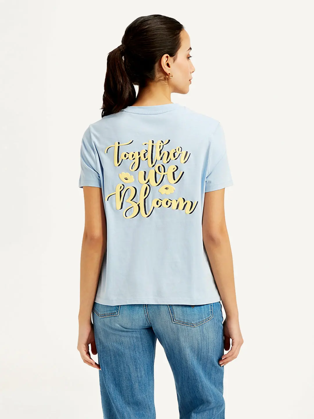 Women's Graphic Print Crew Neck Relaxed Fit T-Shirt 1