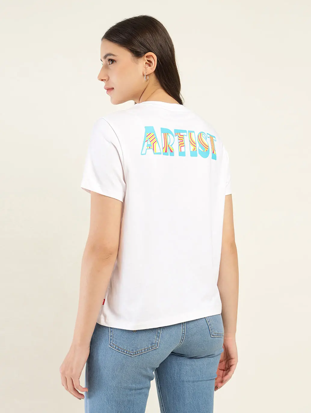 Women's Typography Relaxed Fit T-Shirt 1