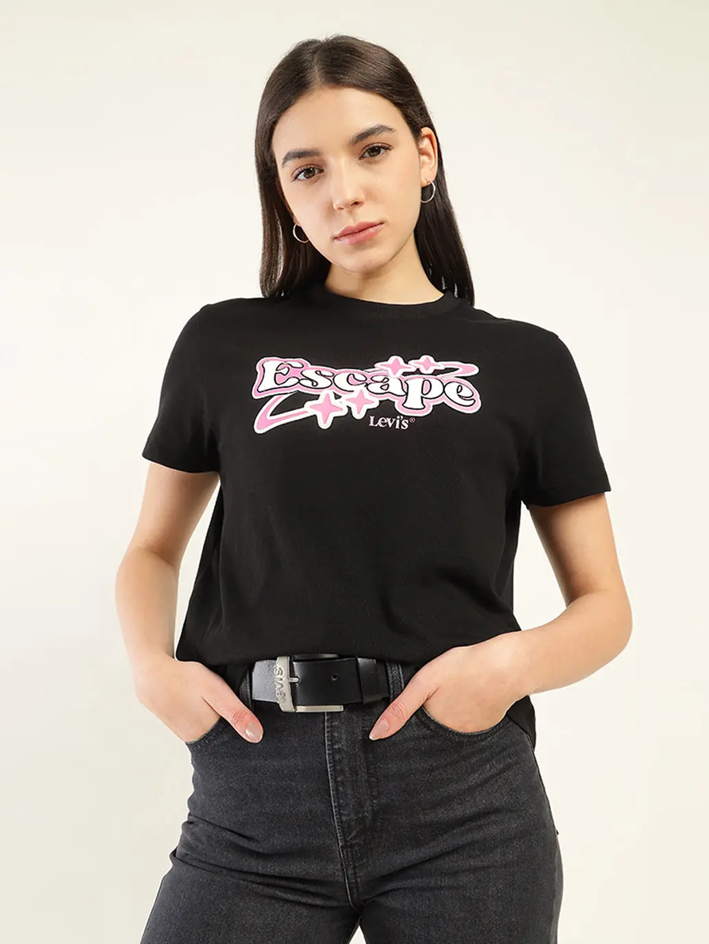 Women's Typography Relaxed Fit T-Shirt 1