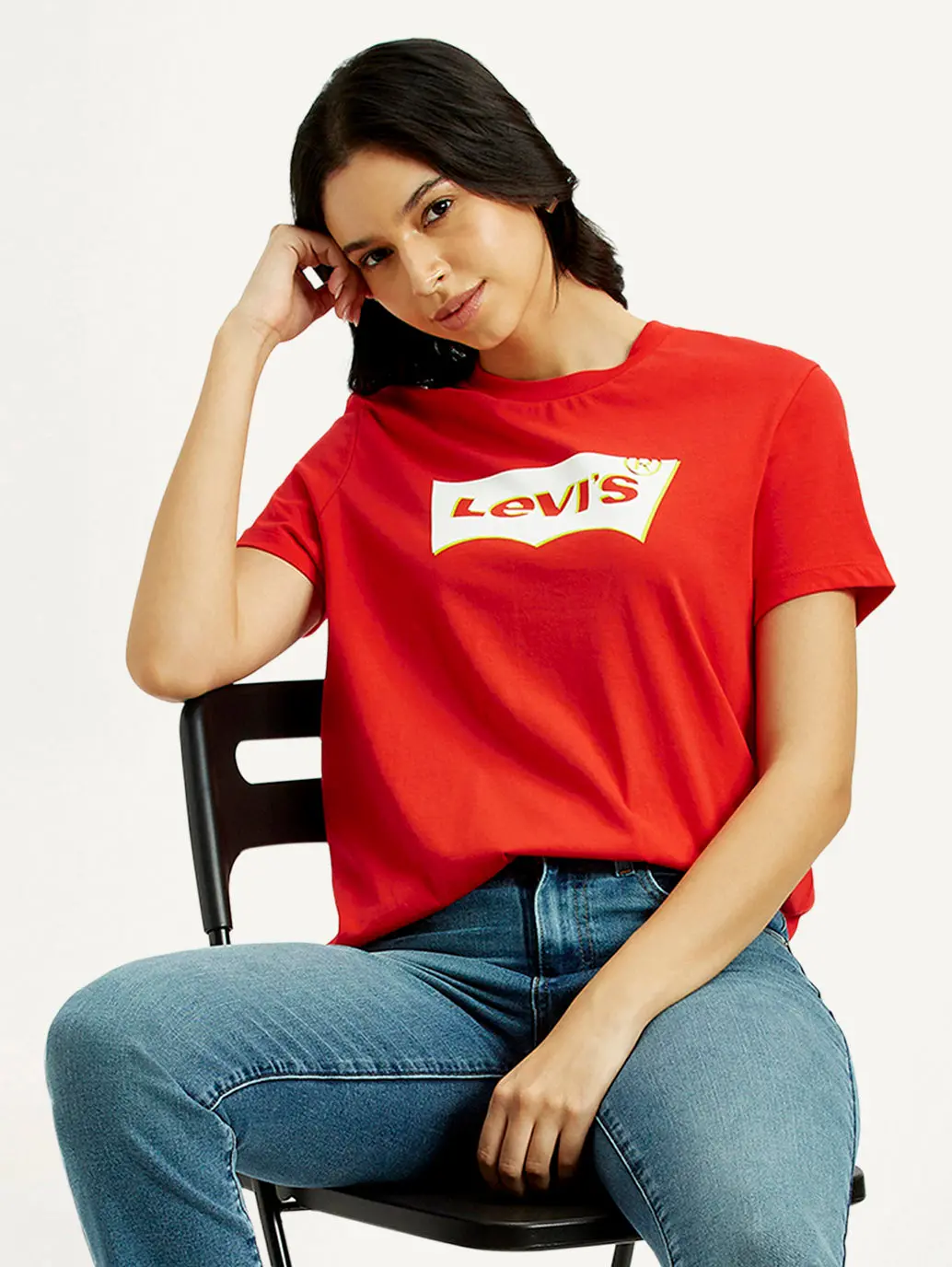 Women's Typography Relaxed Fit T-Shirt 1