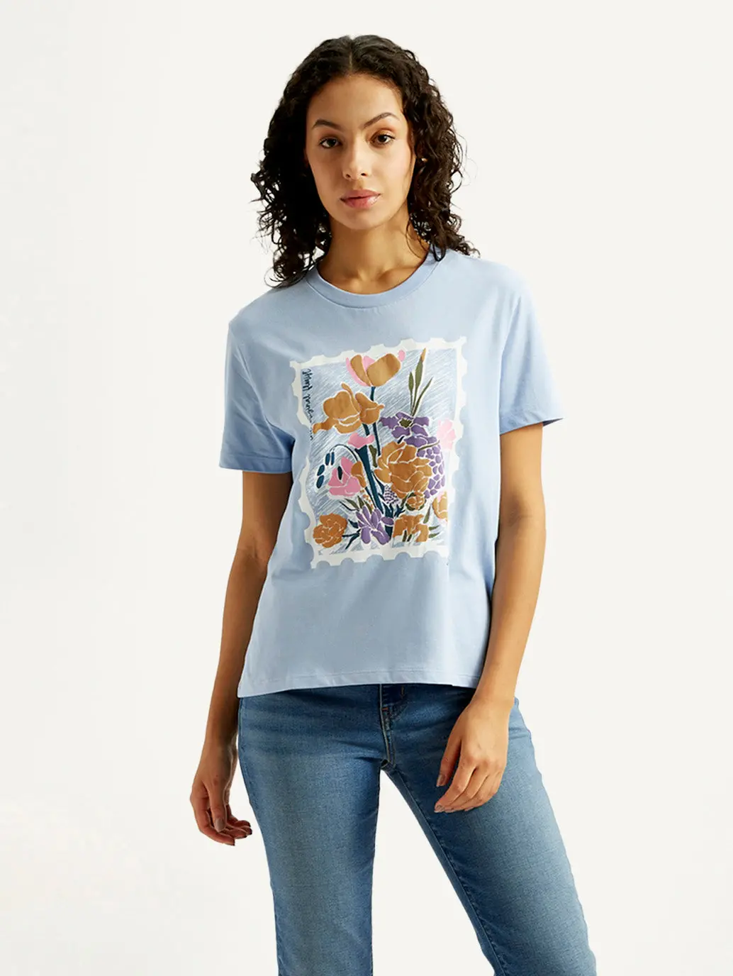 Women's Floral Relaxed Fit T-Shirt 1