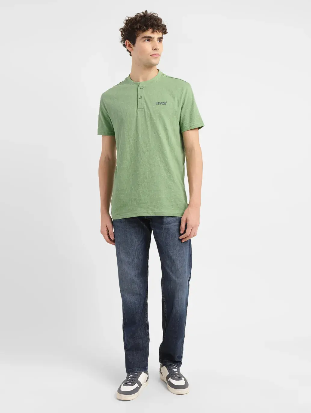 Men's Textured Slim Fit T-Shirt 1