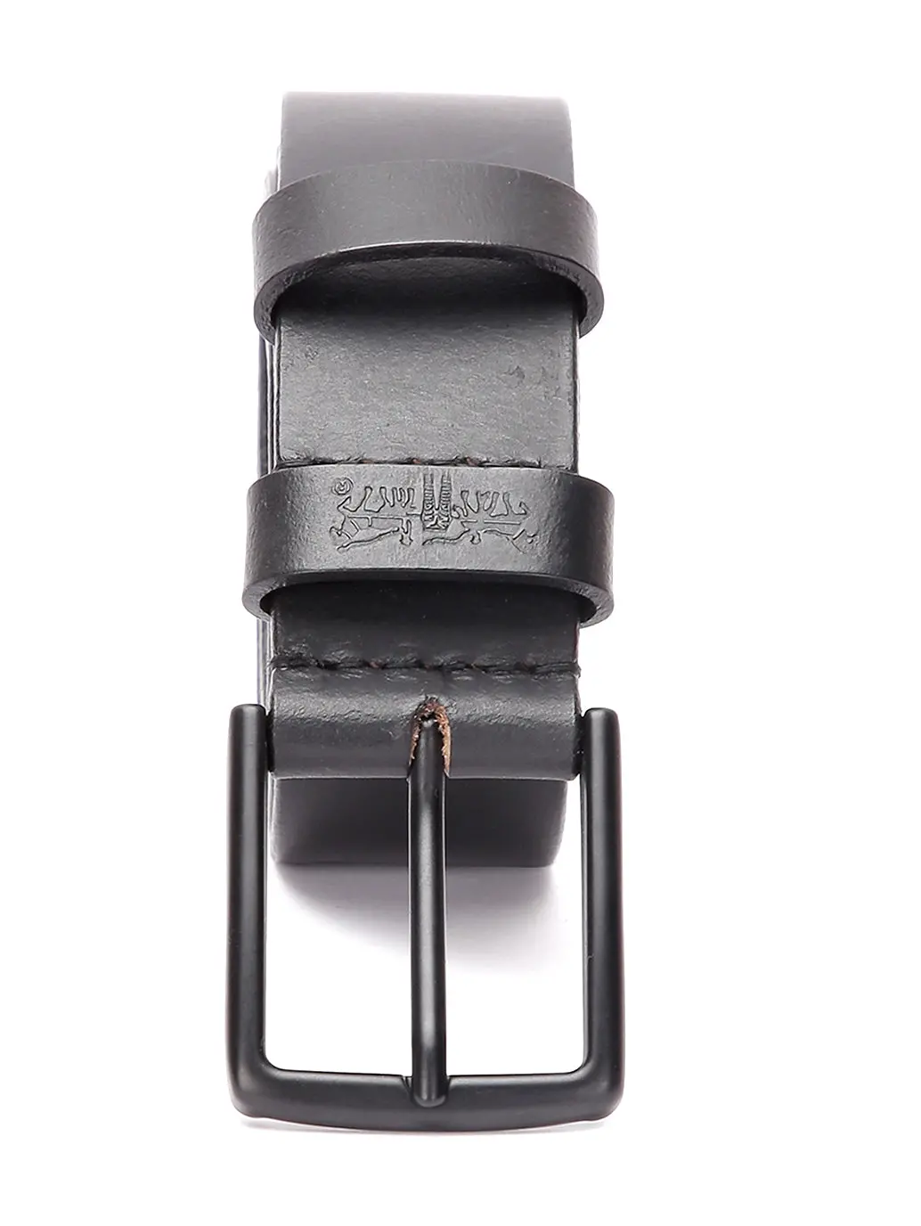 Men's Black Casual Leather Belt 1