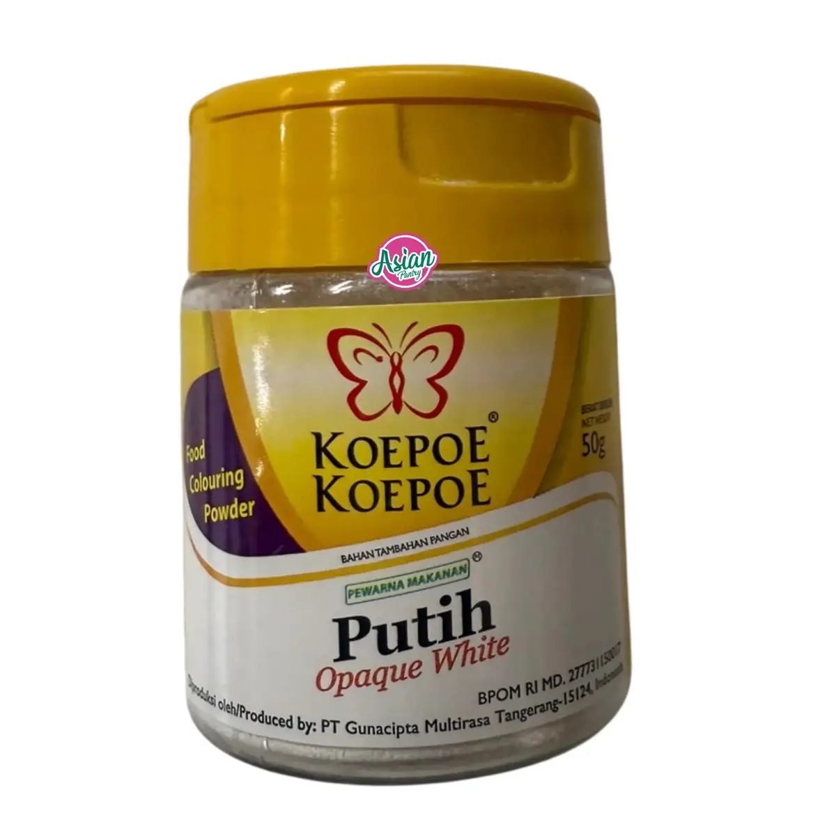 Koepoe Koepoe Food Colouring Powder Opaque White/Putih 50G 1