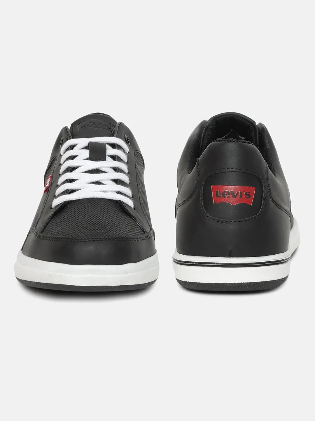 Men's Black Solid Shoes 4