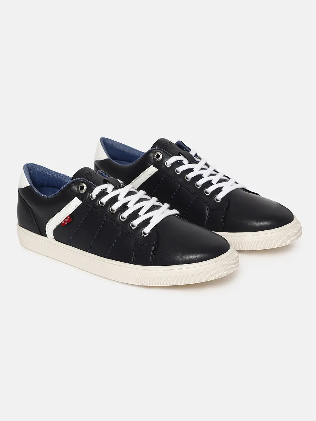 Men's Navy Colorblock Shoes 1