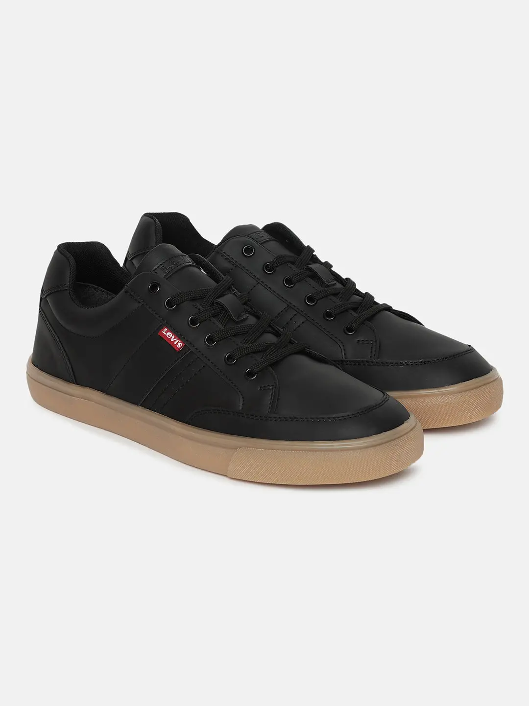 Men's Black Colorblock Shoes 1