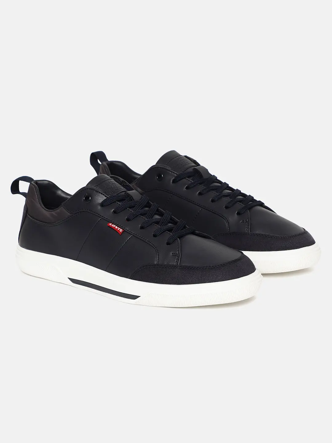 Men's Black Solid Shoes 1