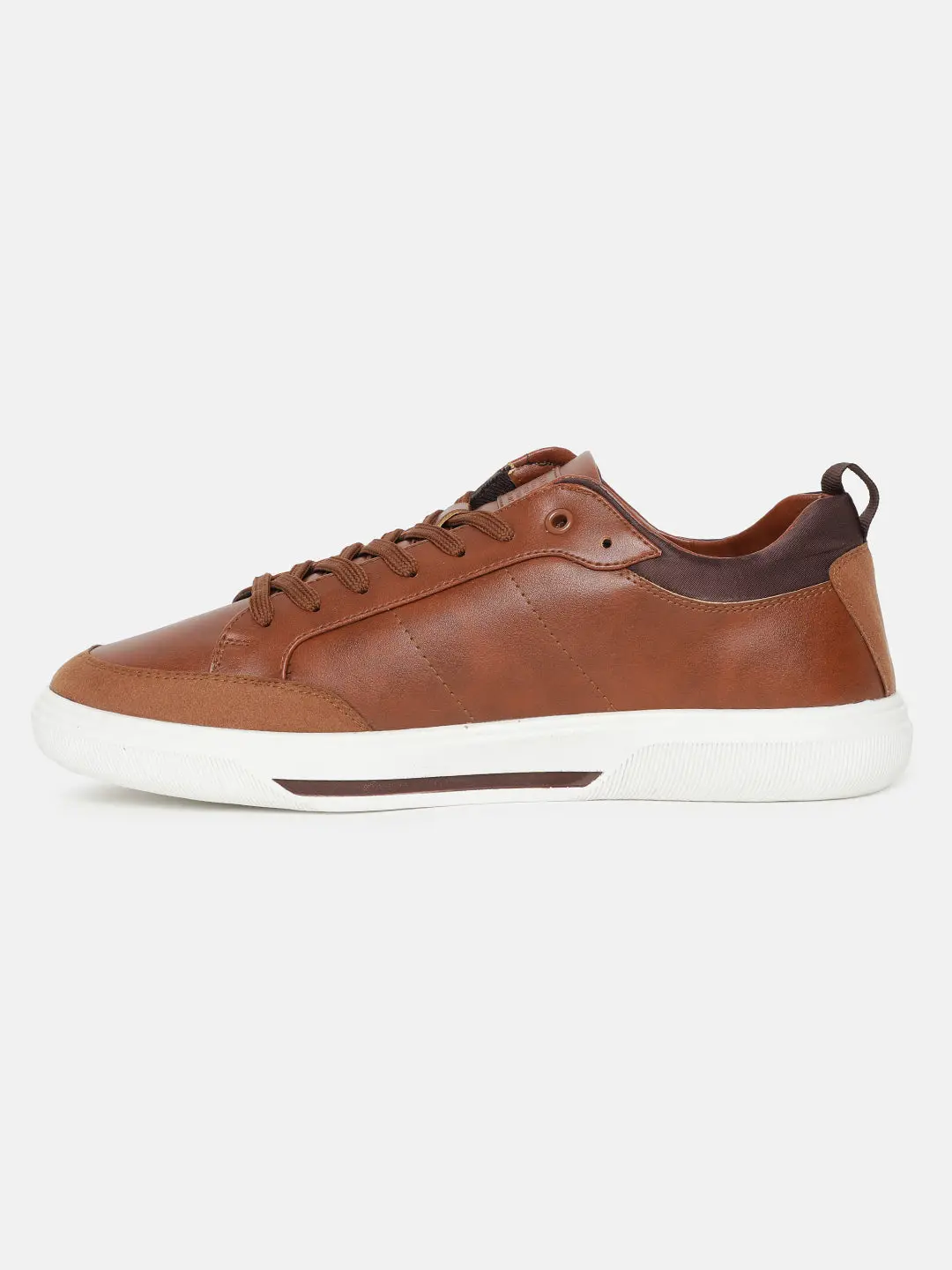 Men's Tan Solid Shoes 4