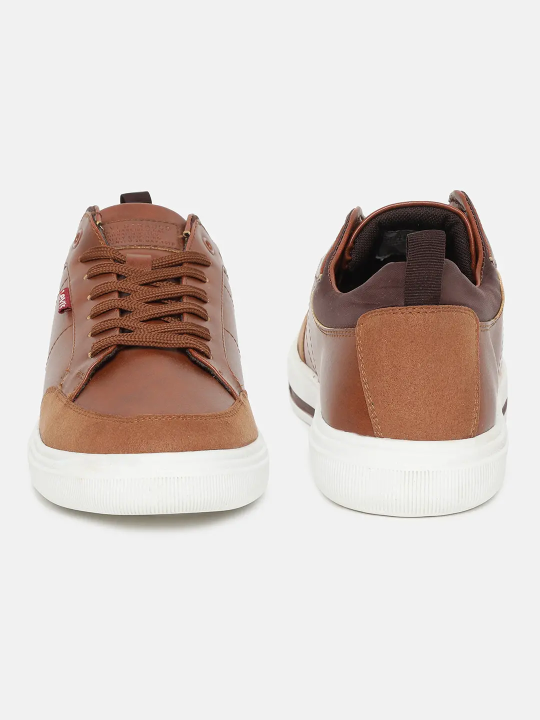 Men's Tan Solid Shoes 3