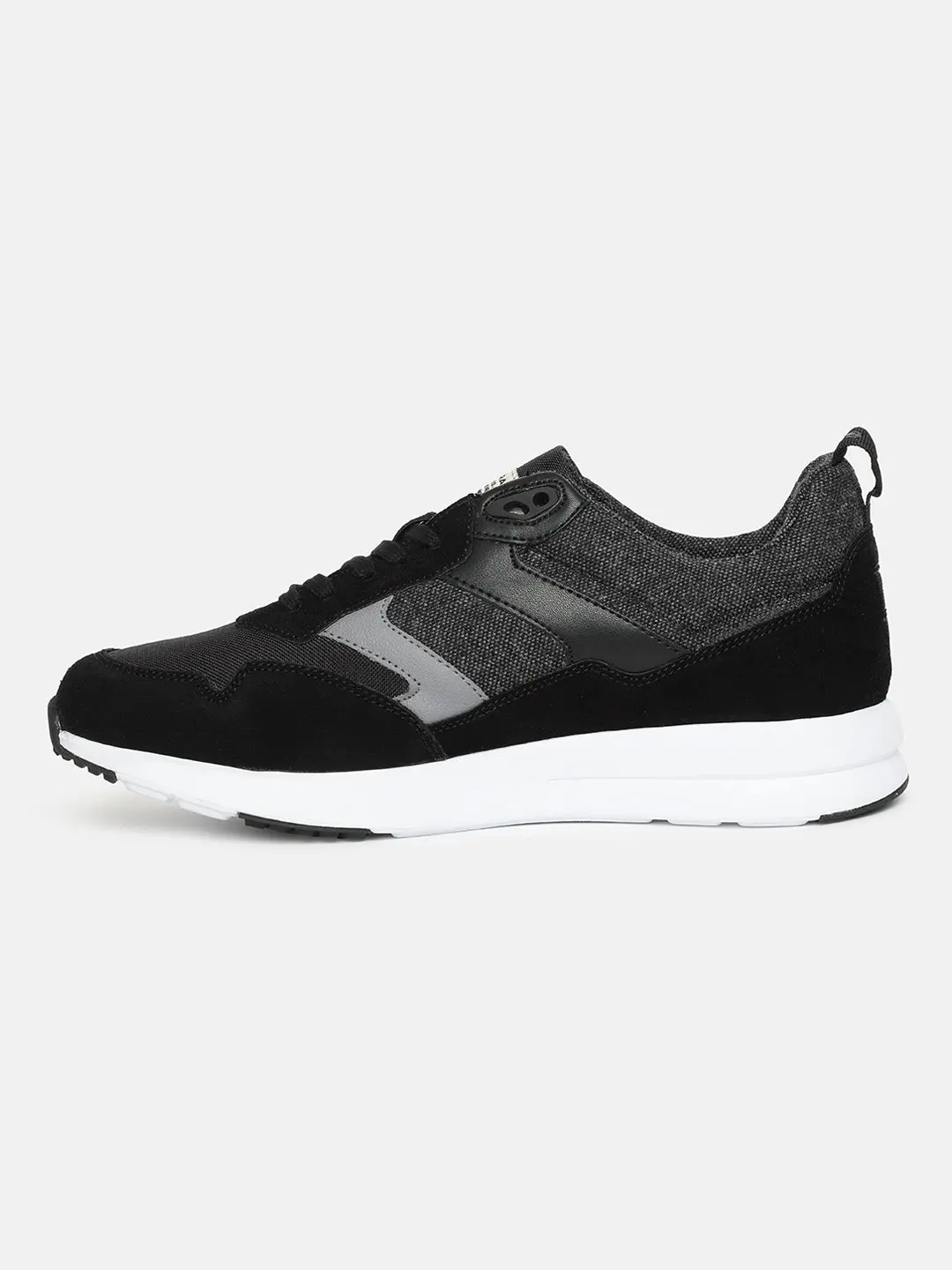Men's Black And Grey Colorblock Shoes 4