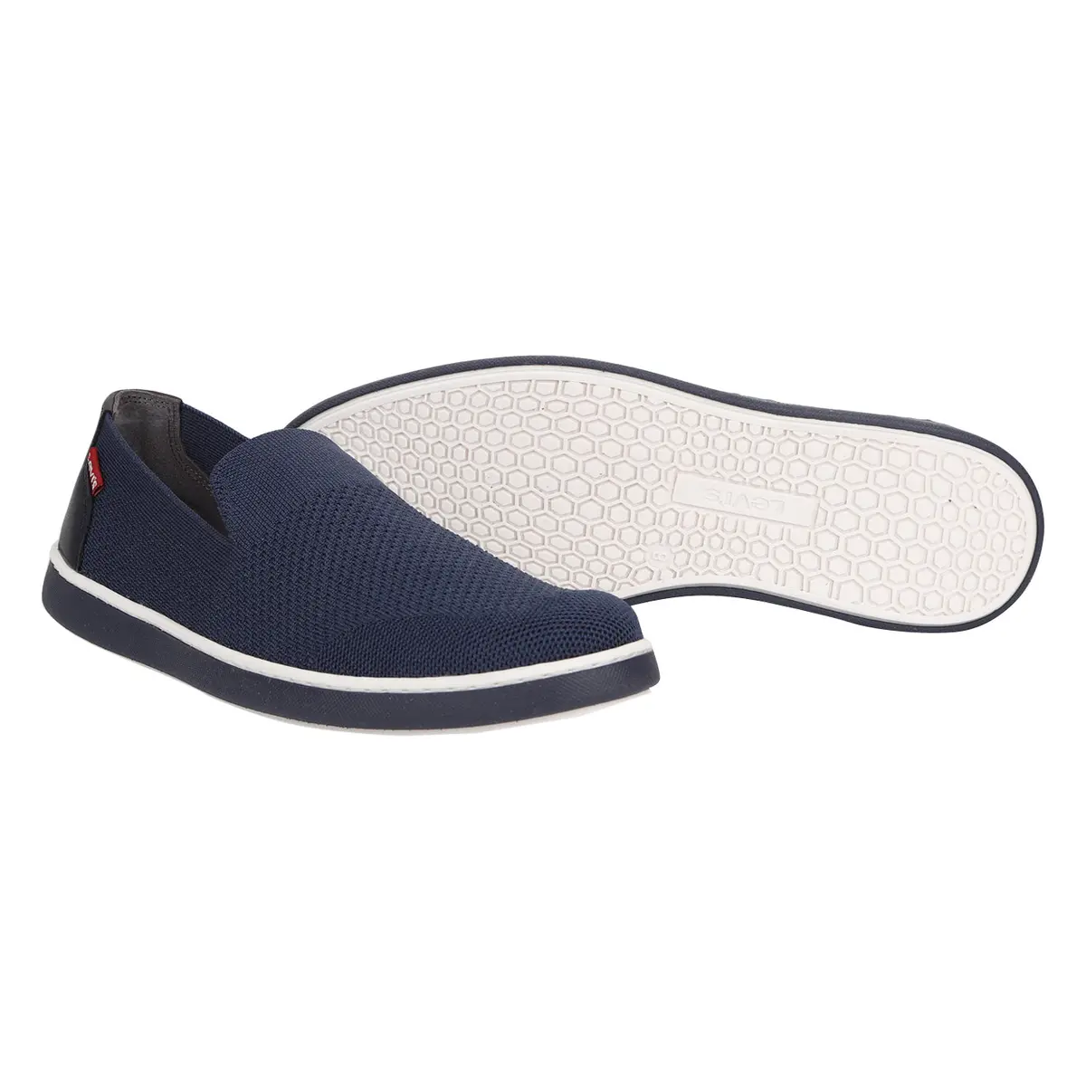 Men's Blue Solid Slip-On Sneaker 5