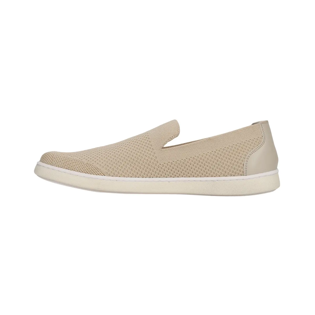 Men's Beige Solid Slip-On Sneaker 1