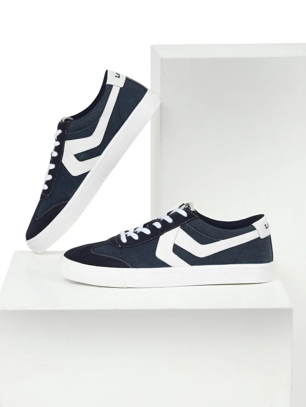 Men's Suede Navy Casual Shoes 1