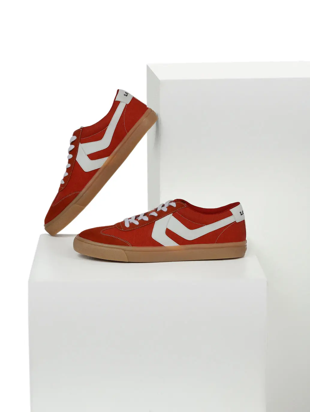 Men's Suede Red Casual Shoes 1