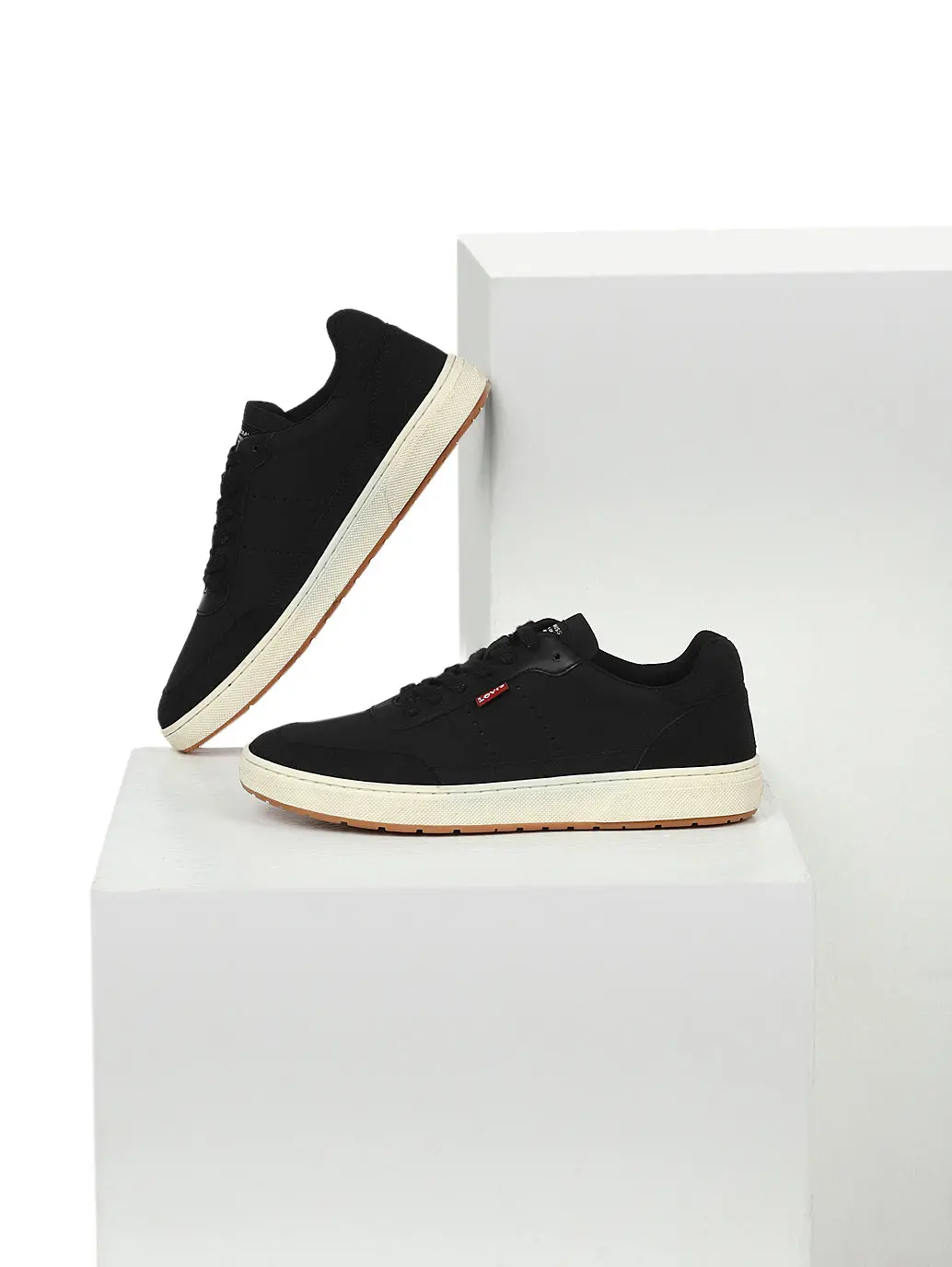 Men's Denver Black Casual Shoes 1