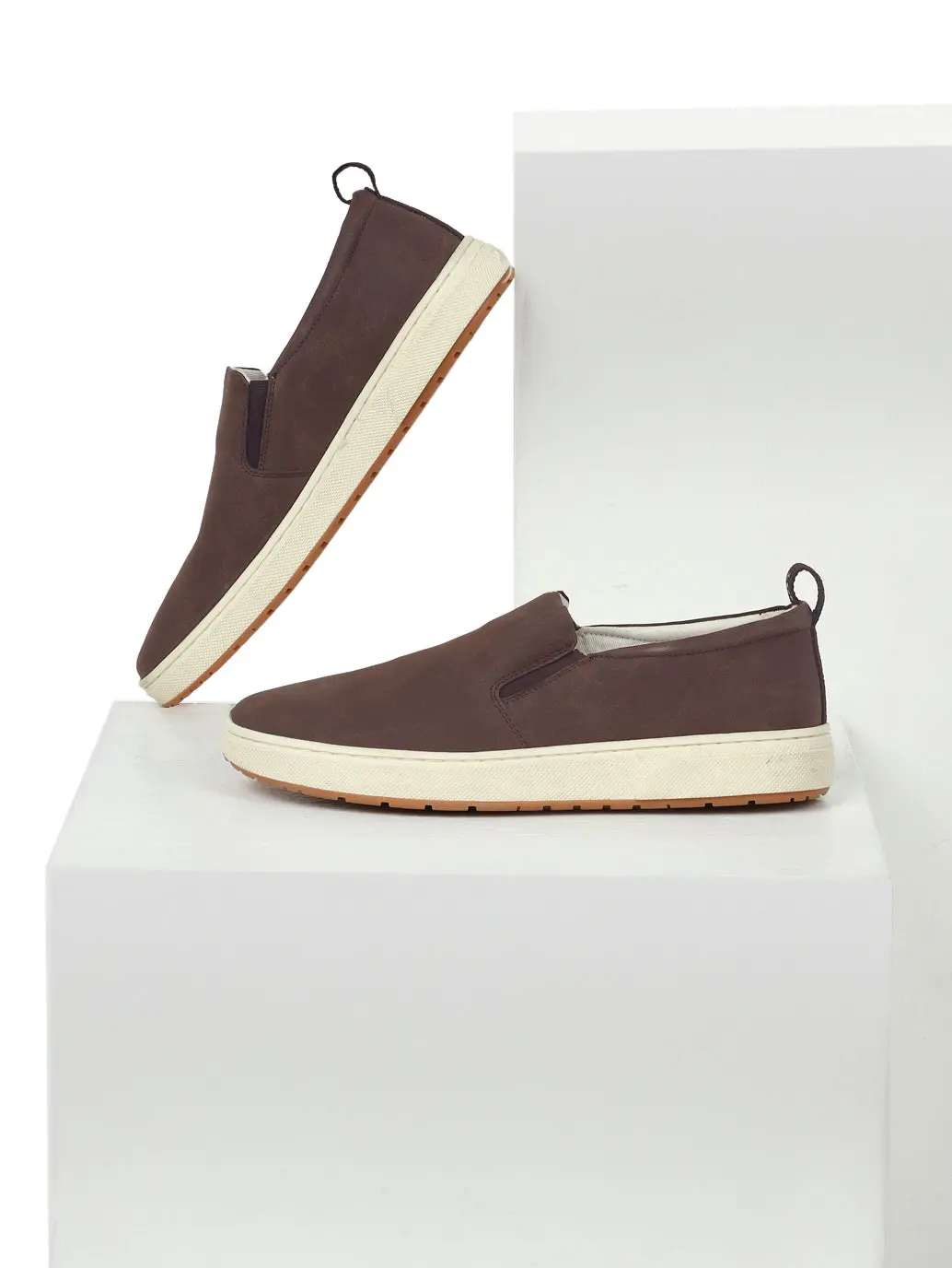 Men's Nomad Brown Casual Slip On 1