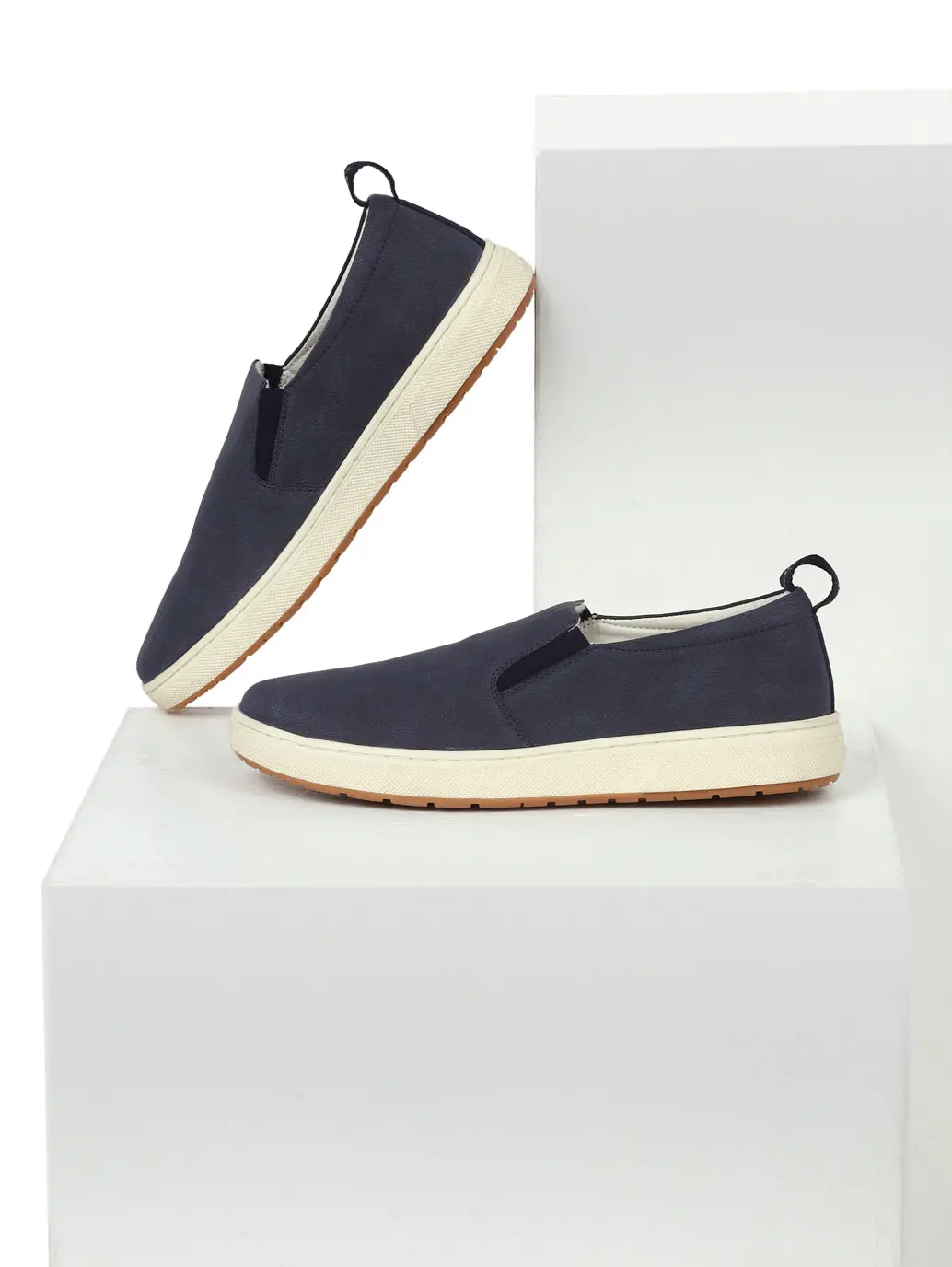 Men's Nomad Navy Casual Slip On 1