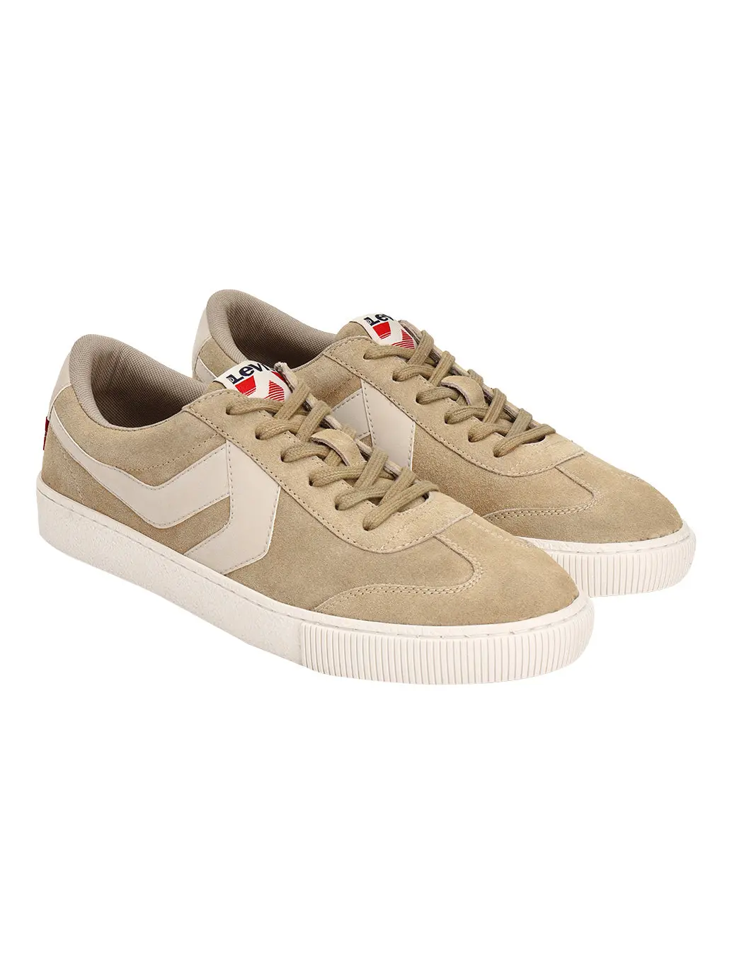Men's Beige Colorblock Sneakers 1