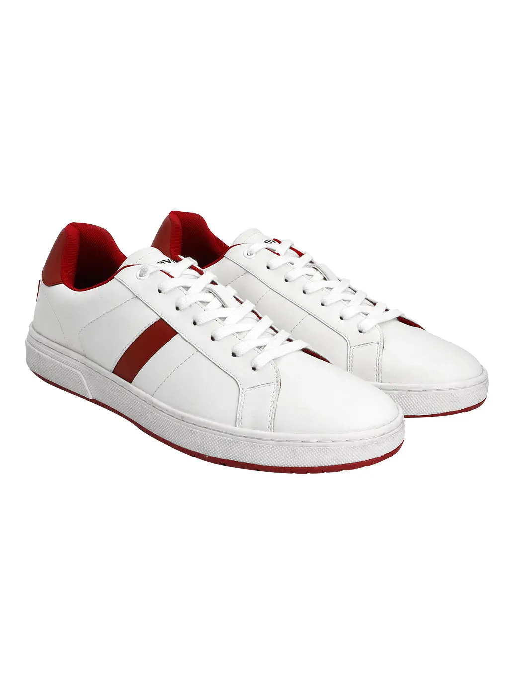 Men's White Colorblock Sneakers 1