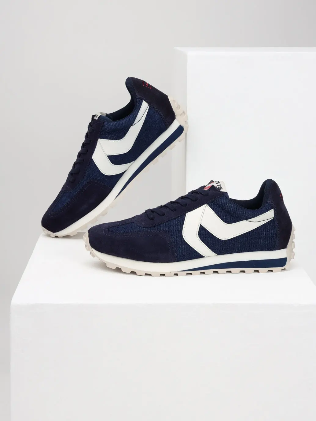 Men's Blue Colorblock Sneakers 1