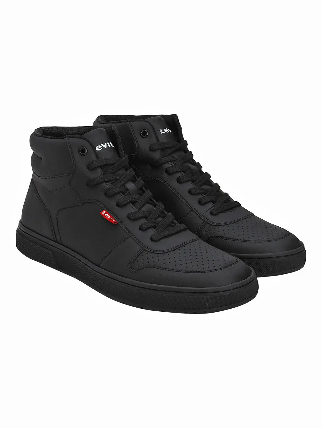 Men's Black Solid Boots 1
