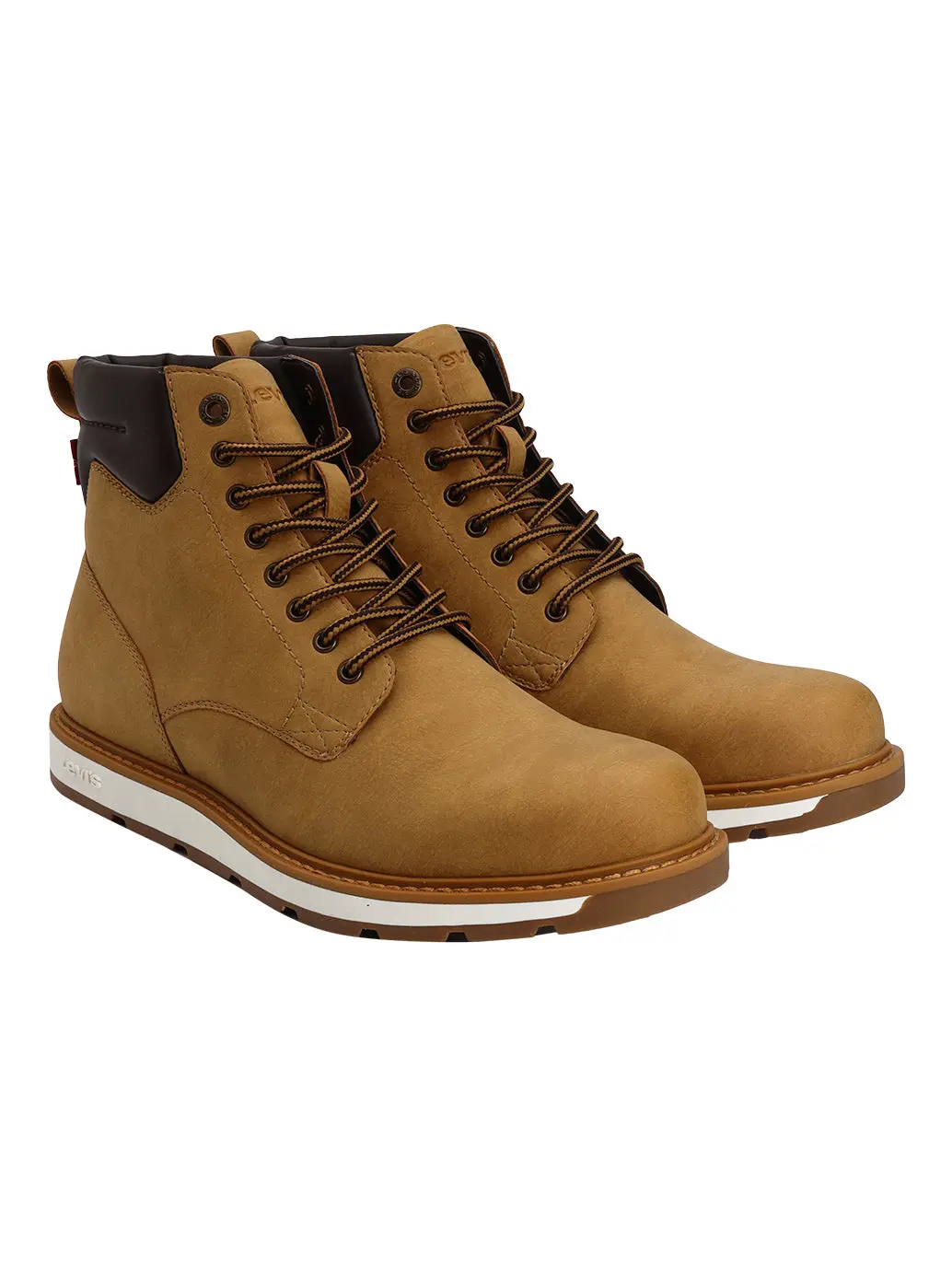 Men's Tan Solid Boots 1