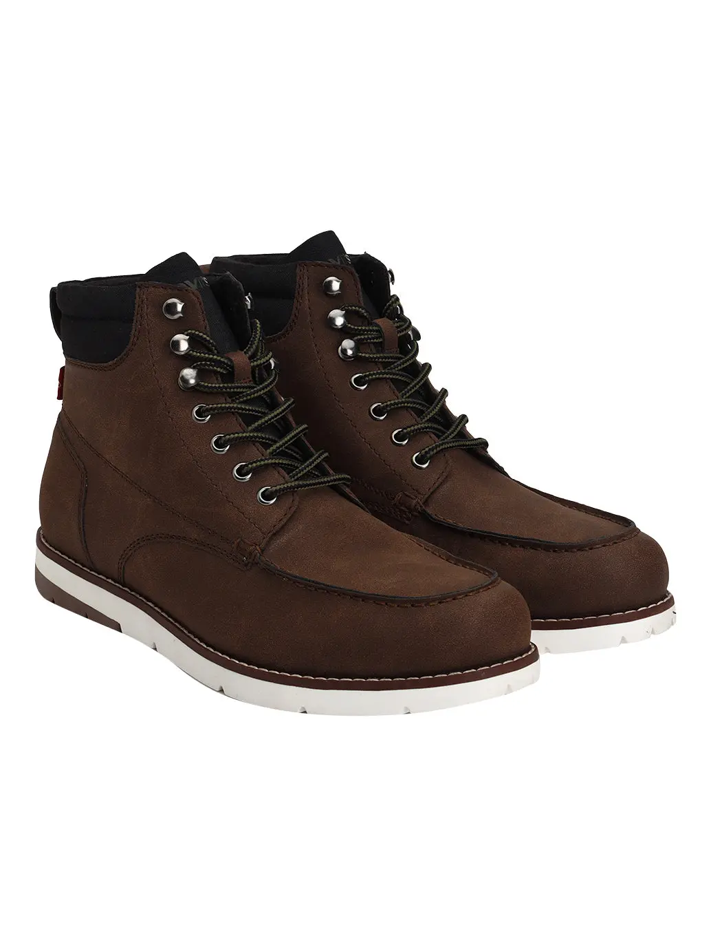 Men's Brown Solid Boots 1
