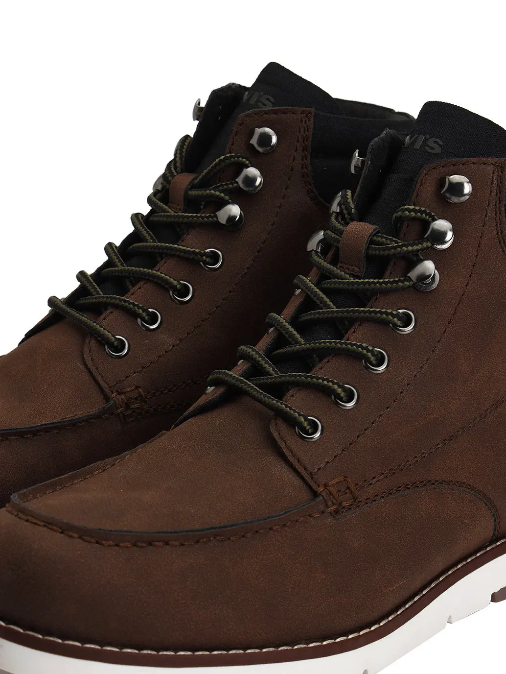 Men's Brown Solid Boots 6