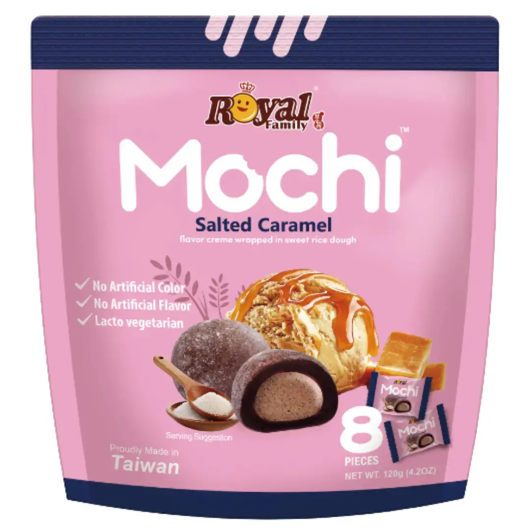 Royal Family Gluten Free Mochi Salted Caramel 120G 1