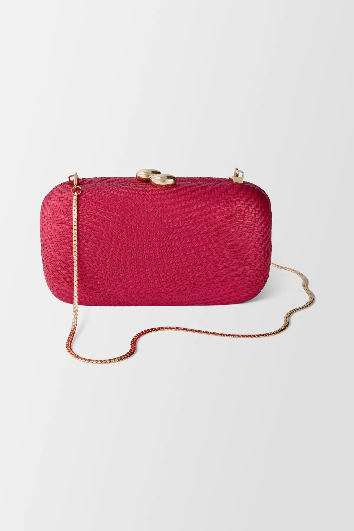 Serpui Burgundy Karolyn Bun Clutch 1