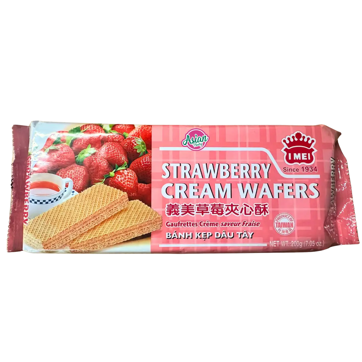 I Mei Strawberry Cream Wafers 200G 1