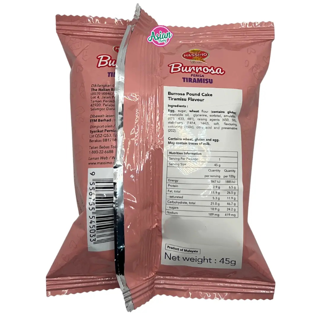 Massimo Burrosa Cake (Tiramisu) 45G 2