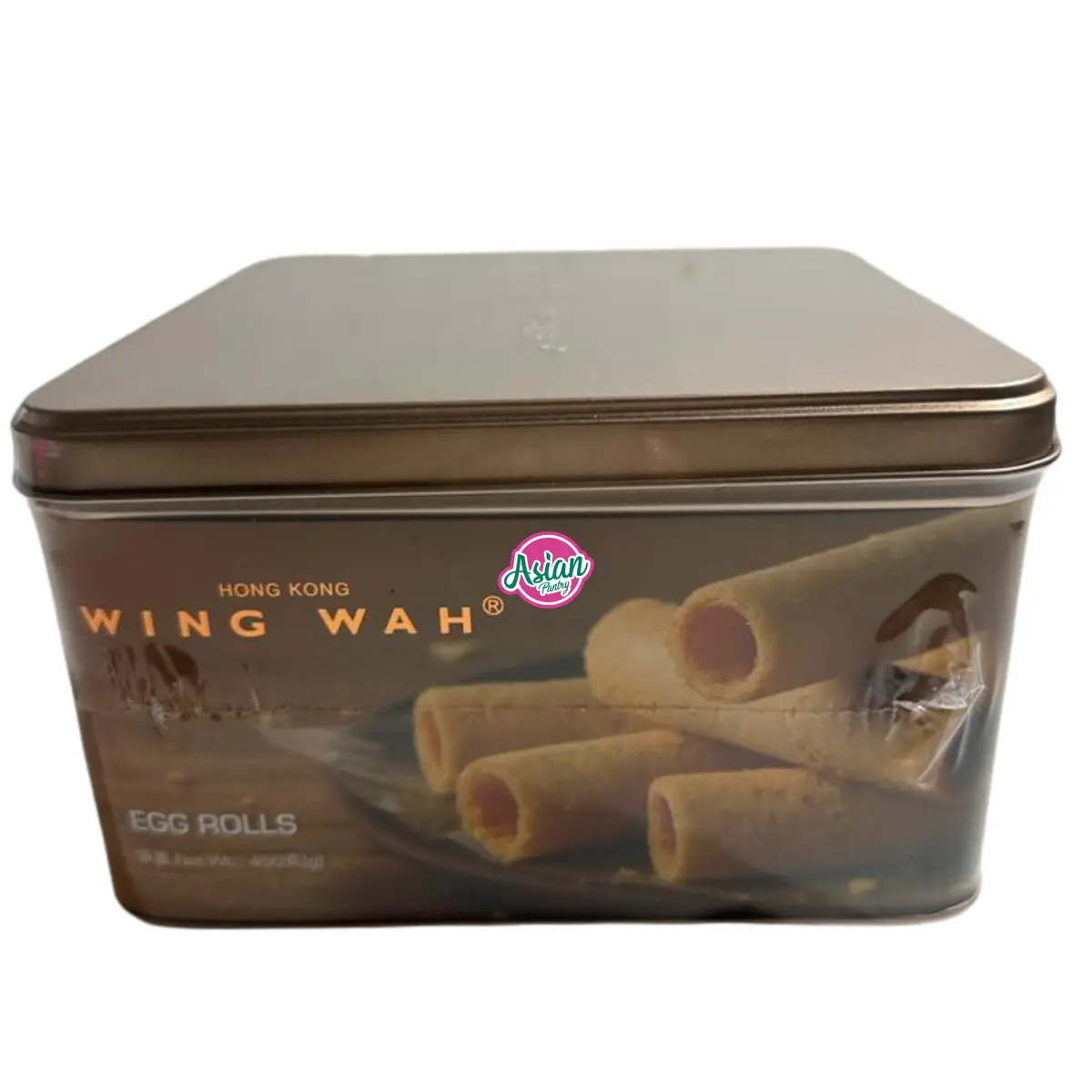 Wing Wah Cookies Egg Rolls Tin 450G 1