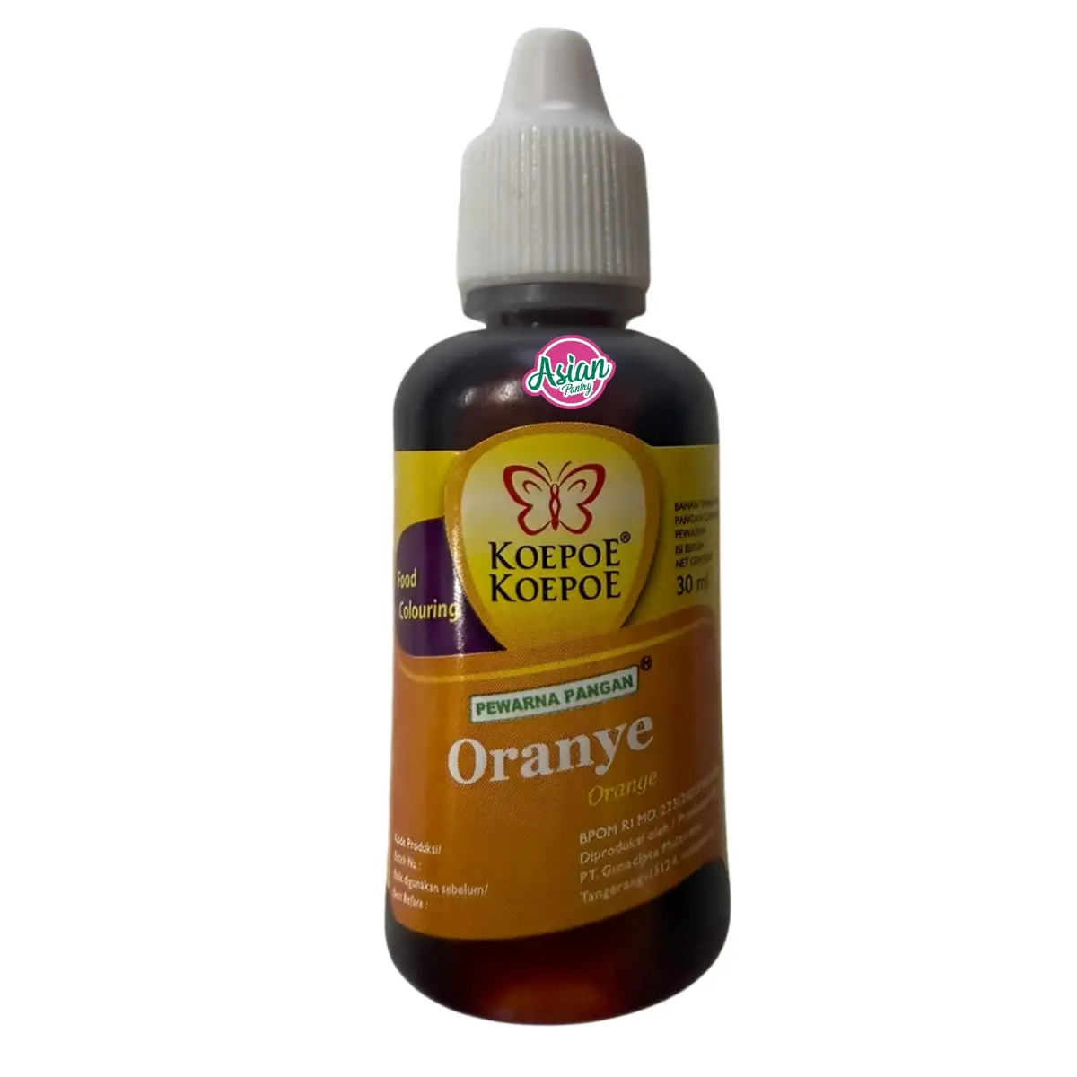 Koepoe Koepoe Food Colouring - Orange/Oranye 30Ml 1